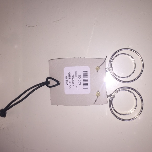 Urban Outfitters Silver hoops - Picture 2 of 2
